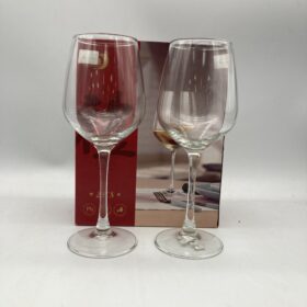 2 pk 8” tall Wine glasses