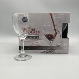 6” tall wine glass set 6 pcs